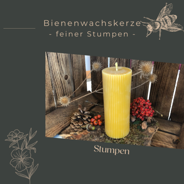 Stumpen Kerze (fein)