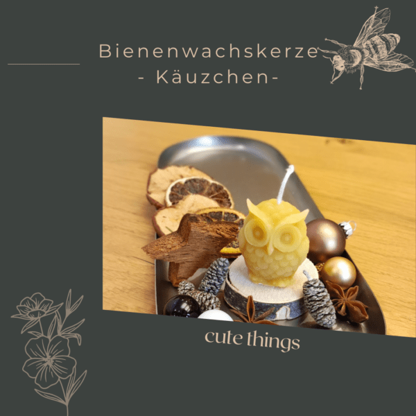 Käuzchen Kerze